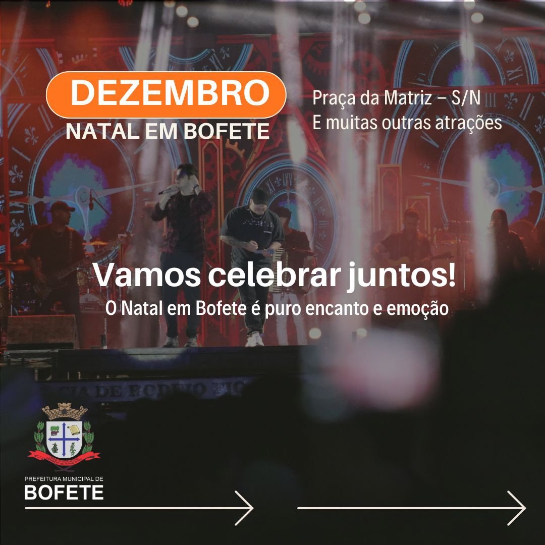 FESTIVIDADES DE FIM DE ANO EM BOFETE