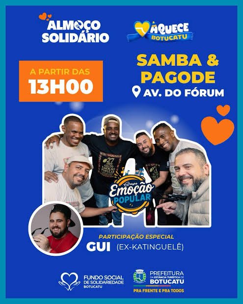 ALMOÇO SOLIDARIO EM BOTUCATU