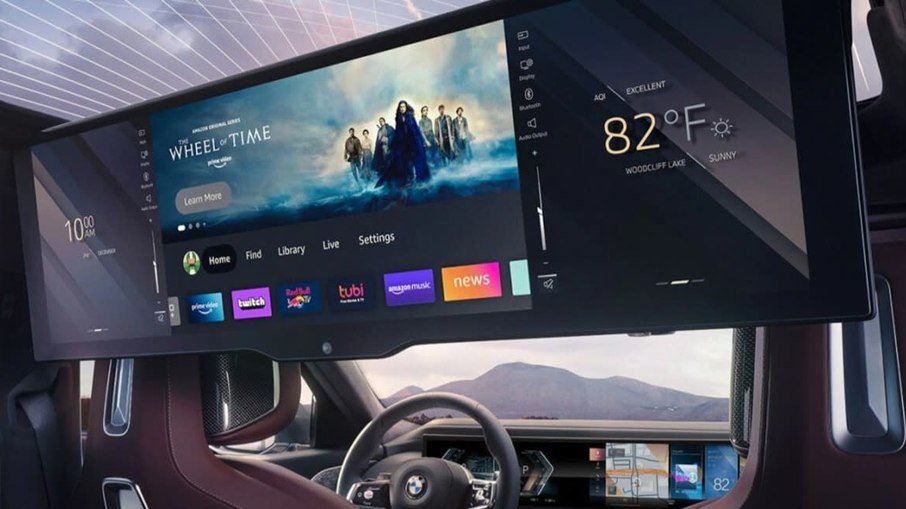 Telas gigantes de até 35,4’’ invadem carros chineses no Salão do Automóvel 2025