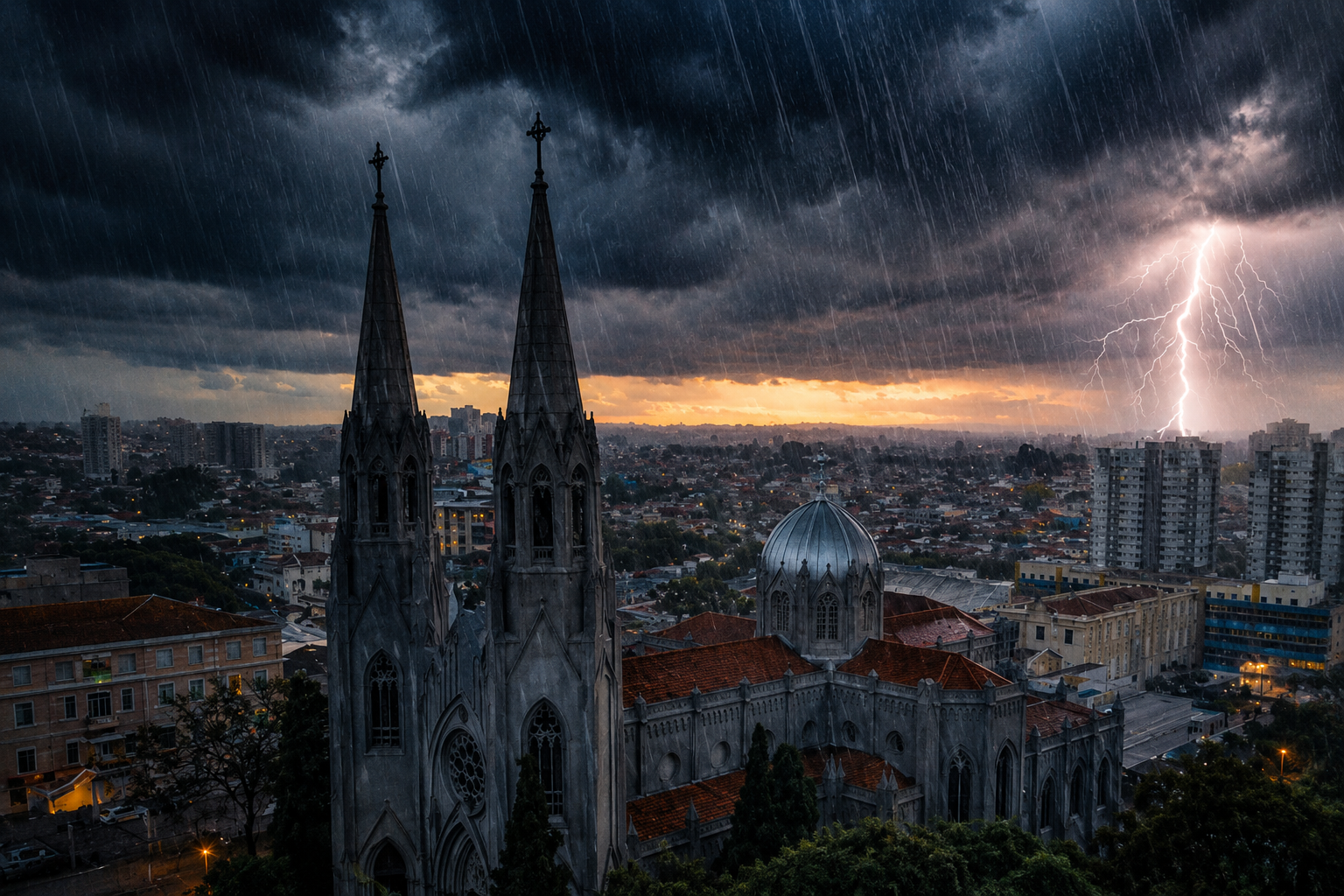 Frente fria provoca chuva e queda nas temperaturas em Botucatu